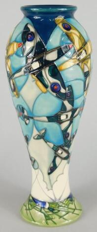 A Moorcroft pottery Battle of Britain pattern vase