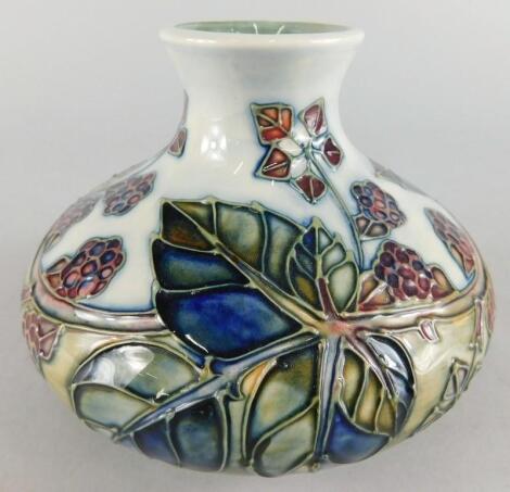 A Moorcroft pottery Bramble pattern vase