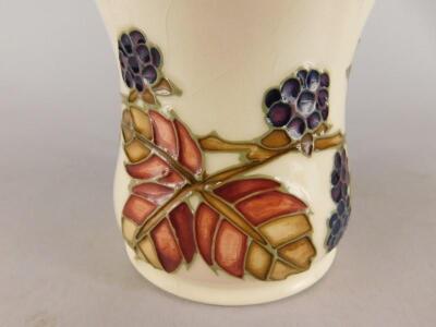 A Moorcroft pottery Bramble pattern mug - 2