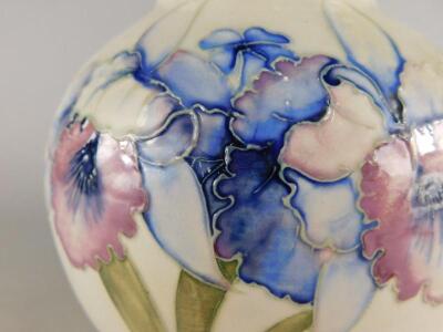 An early 20thC William Moorcroft Orchid pattern vase - 2