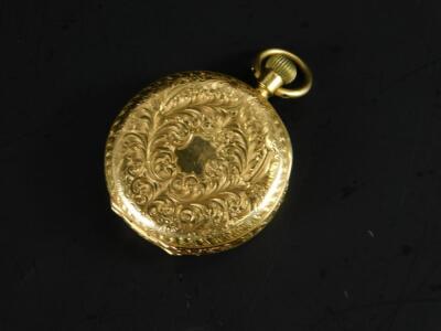 A 20thC lady's 18ct gold fob watch - 2