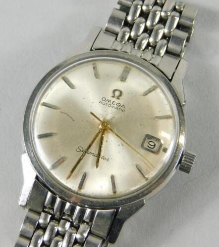 An Omega Seamaster automatic steel automatic gentleman's wristwatch