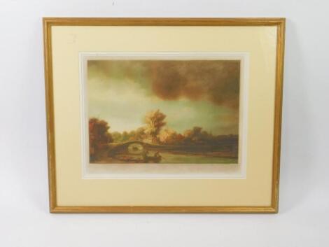 Henderson. Landscape colour print