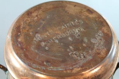 An early 20thC Sherborne copper milk churn - 3