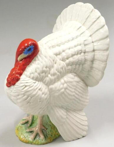 A Beswick model of a white turkey