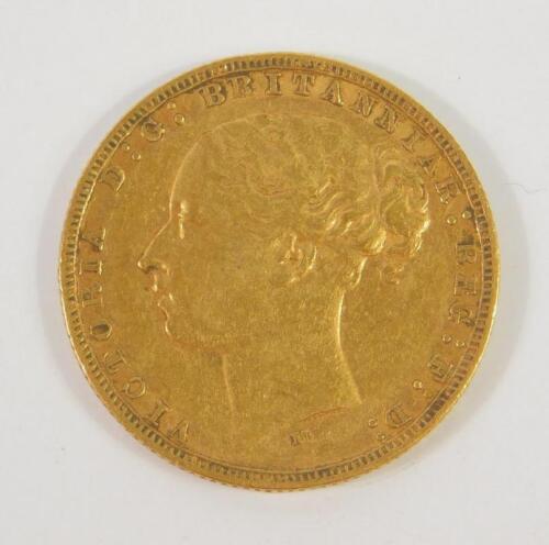 A Victoria young head gold sovereign 1880