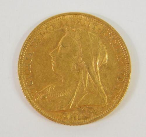 A Victorian gold sovereign 1895