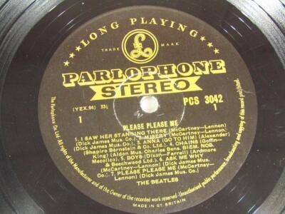 The Beatles Please Please Me stereo 33 1/3 first pressing record - 4