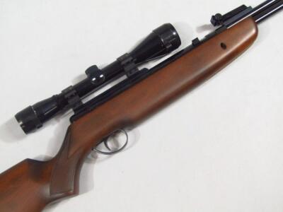 A BSA point 22 calibre air rifle with sight - 3