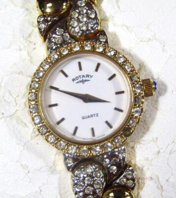 A ladies cased quartz Rotary cocktail watch - 2