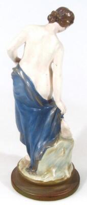 A 20thC Crown Devon Fieldings Art Nouveau design figure group - 2