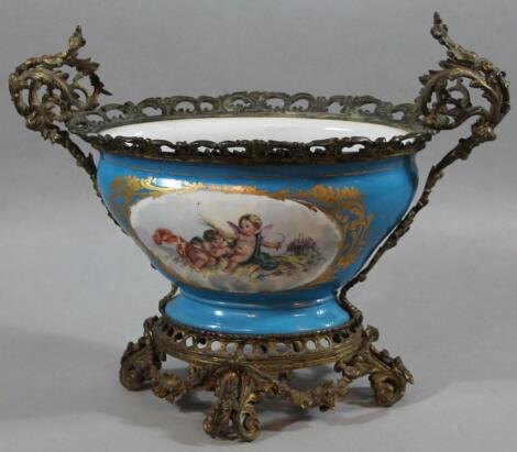 A 19thC Sevres centrepiece