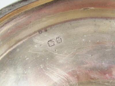 A George V silver Monteith bowl - 4