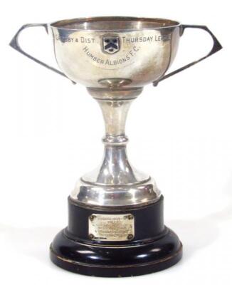 A George V silver trophy