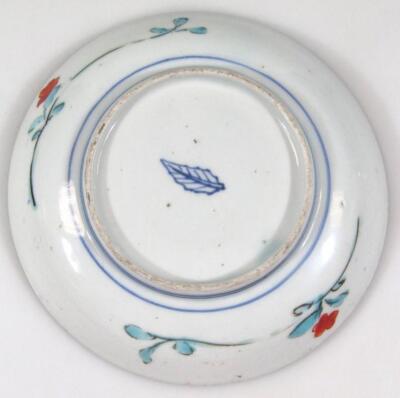 A Kangxi style Chinese porcelain saucer - 8