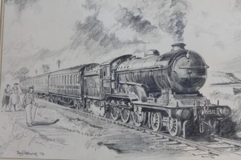 ‡Terry Shelbourne (b 1930). Steam locomotive 8572