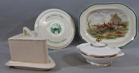 A 19thC cheese dish