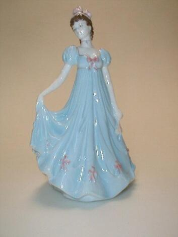 A Coalport figure, Elizabeth Bennett, from the Past Times Collection, no 80/1000