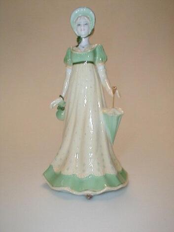 A Coalport figure, Emma, from the Past Times Collection, no 72/5000