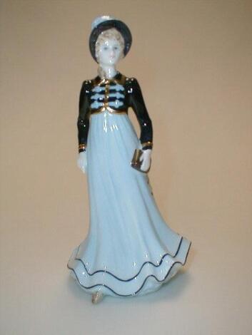 A Coalport figure, Anne, from the Past Times Collection, no 138/5000