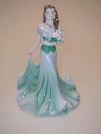 A Coalport figure, Margaret, from the Ladies of Fashion Collection and