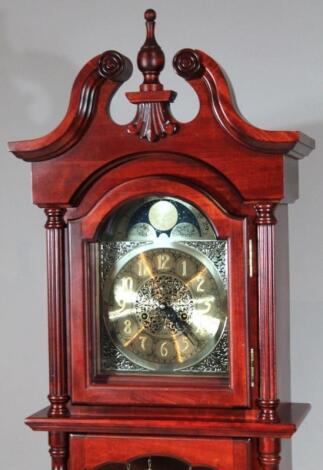 A modern Tempus Fugit style long case clock