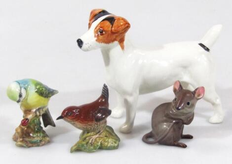 A Beswick figure of a Jack Russell terrier