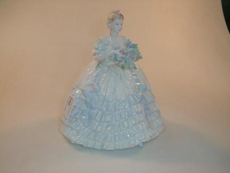 A Coalport figure, "Iris", 9£" high, with certificate