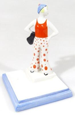 A Wedgwood Clarice Cliff Centenary Collection figure - 2