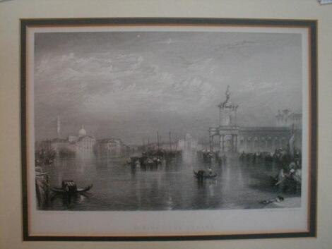 After J M W Turner. Venice The Dogana