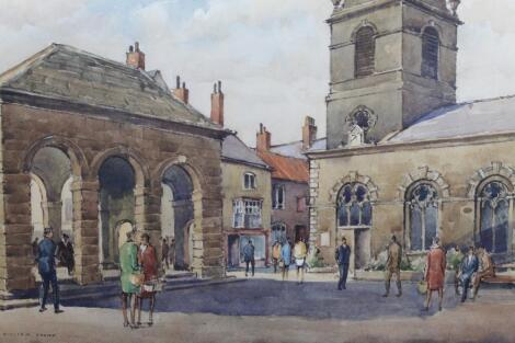 William Shone (20thC). St Giles and the Buttercross