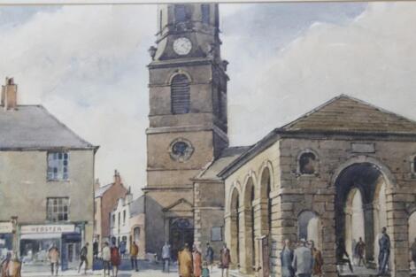 William Shone FRSA (20thC). St Giles And The Buttercross Pontefract