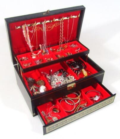 A group of costume jewellery