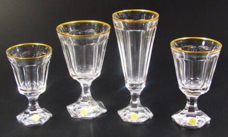 Various boxed Val Saint Lambert crystal glassware