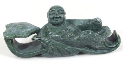 A nephrite carving of a Chinese gentleman