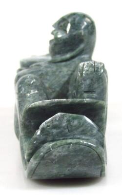 A nephrite carving of a Chinese gentleman - 4