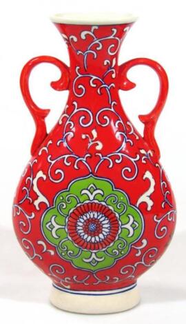 A Chinese pottery vase