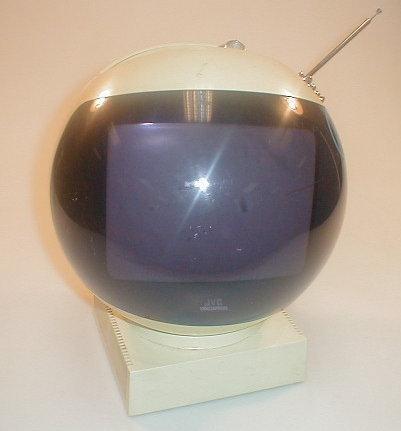 A JVC videophone portable television spaceman's helmet