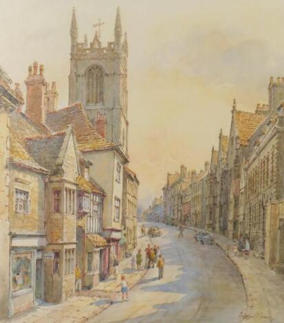 ‡Wilfrid Rene Wood (1888-1976). Saint Martin's Stamford