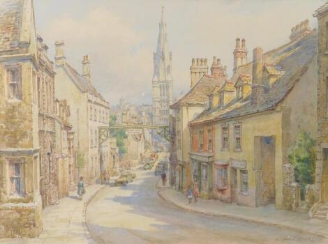 ‡Wilfrid Rene Wood (1888-1976). Saint Mary's Hill from St Martin's