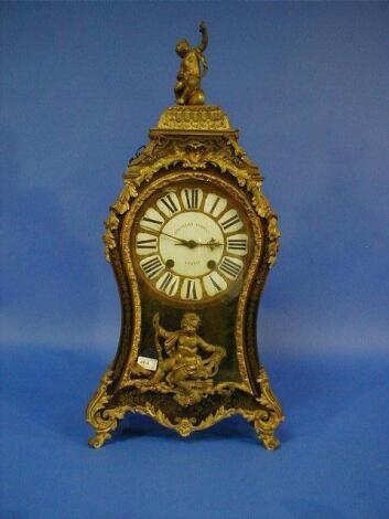 A fine Boulle and ormolu mounted bracket clock