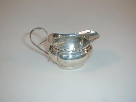 A Victorian style boat shape creamer