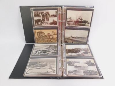 Two albums of Lincolnshire postcards