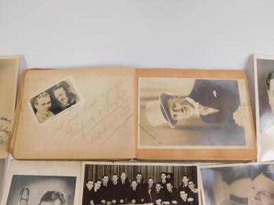 An autograph album containing Laurel & Hardy - 2