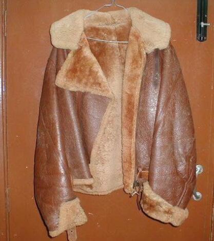 An 'Irvin' leather flying jacket