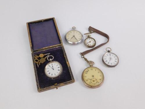 Three lady's pocket watches