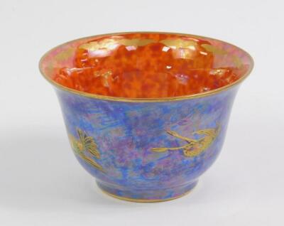 A Wedgwood hummingbird lustre tea bowl
