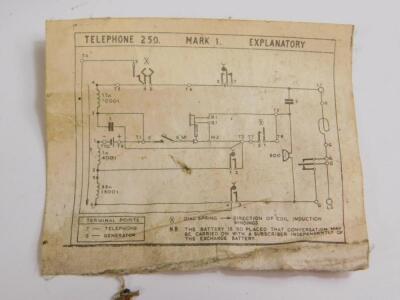 Four GPO Army field telephones - 2