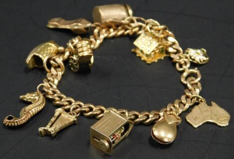 A charm bracelet