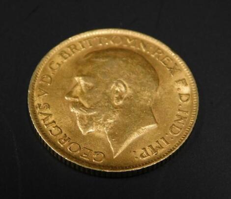 A George V full gold sovereign